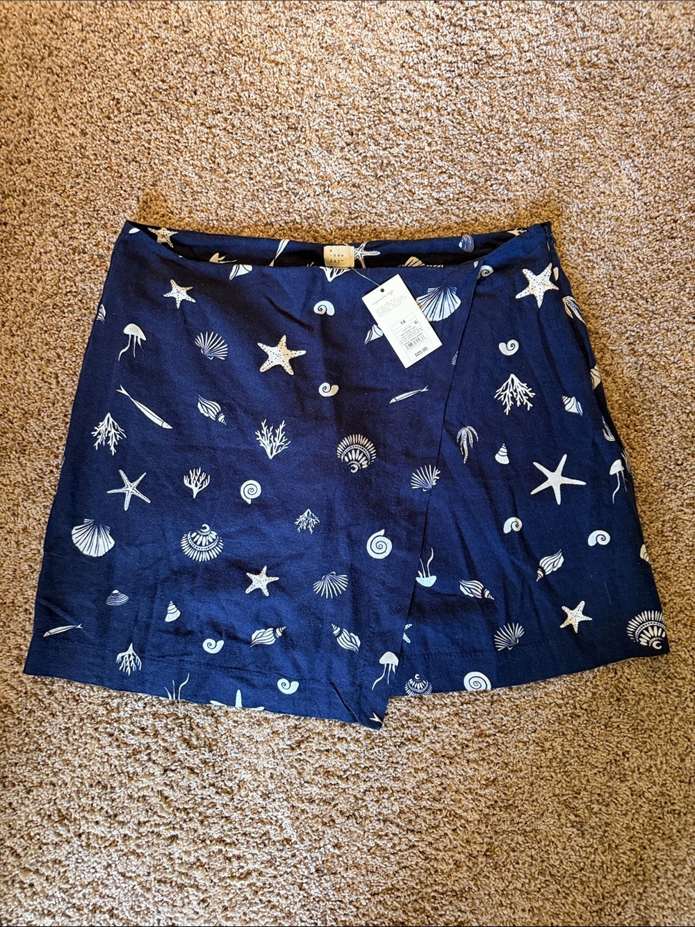 NWT a new day Navy Shell Skort - 14